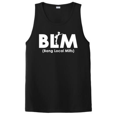 Cool BLM Bang Local Milfs Funny Sarcastic Adult Dad Humor PosiCharge Competitor Tank