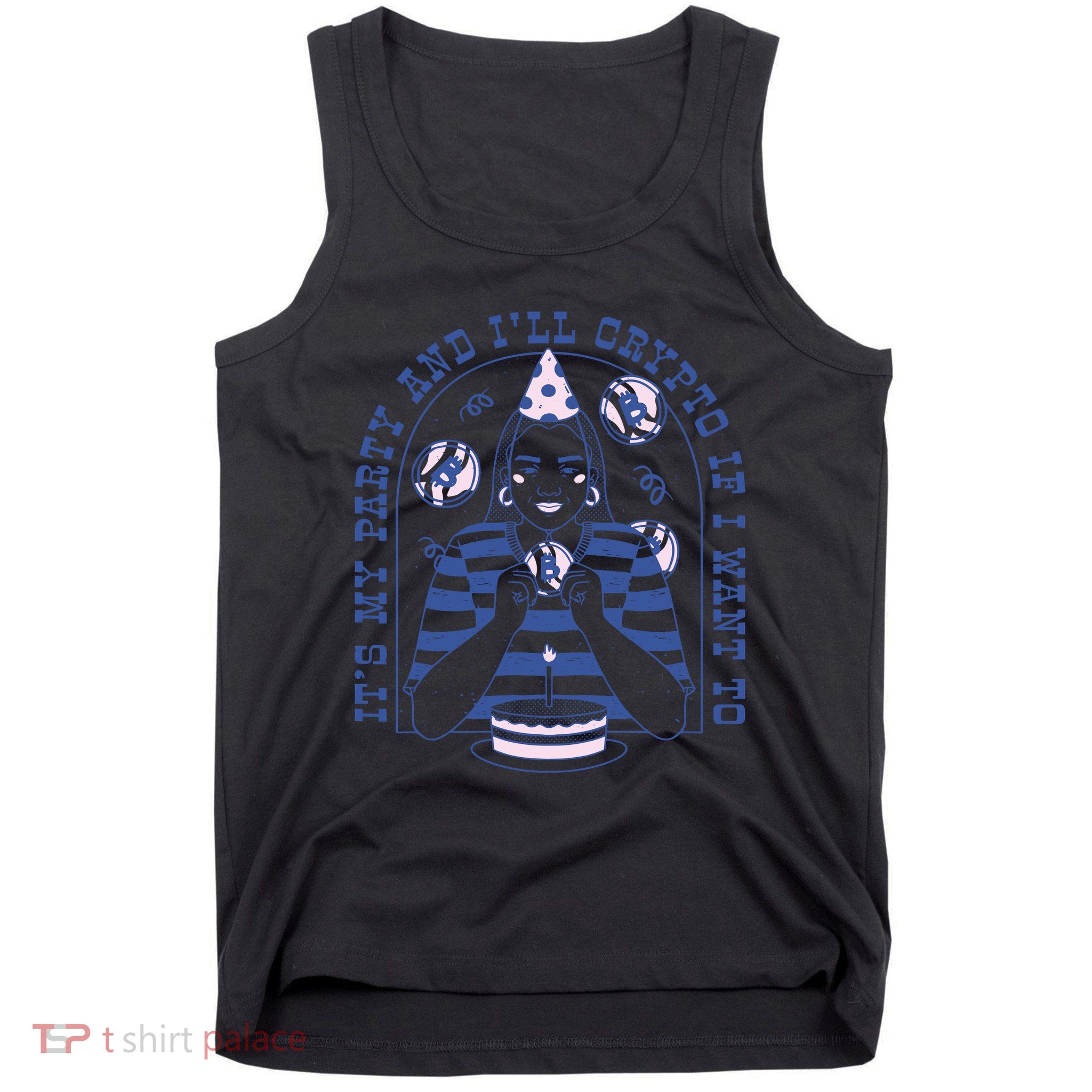 Crypto Bitcoin Birthday Funny Tank Top