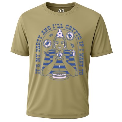 Crypto Bitcoin Birthday Funny Performance Shirt