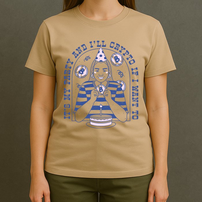 Crypto Bitcoin Birthday Funny T-Shirt