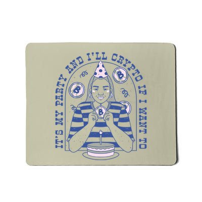 Crypto Bitcoin Birthday Funny Mousepad