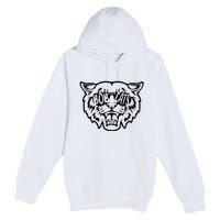 Cool Bobcat Bobcats Sunglasses Animal Lover Premium Pullover Hoodie