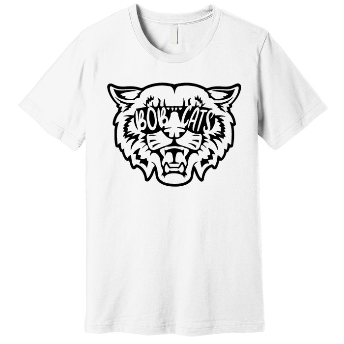 Cool Bobcat Bobcats Sunglasses Animal Lover Premium T-Shirt