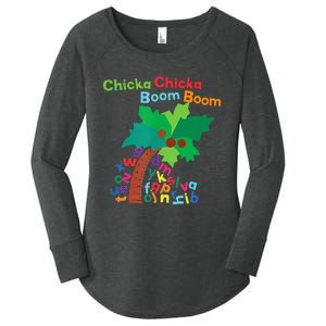 Chicka Boom Boom IM Glad To See You 1st Day Of School Women's Perfect Tri Tunic Long Sleeve Shirt