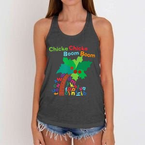 Chicka Boom Boom IM Glad To See You 1st Day Of School Women's Knotted Racerback Tank