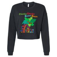 Chicka Boom Boom IM Glad To See You 1st Day Of School Cropped Pullover Crew