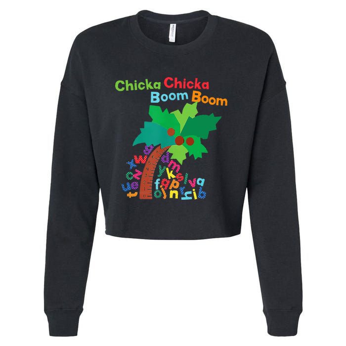 Chicka Boom Boom IM Glad To See You 1st Day Of School Cropped Pullover Crew