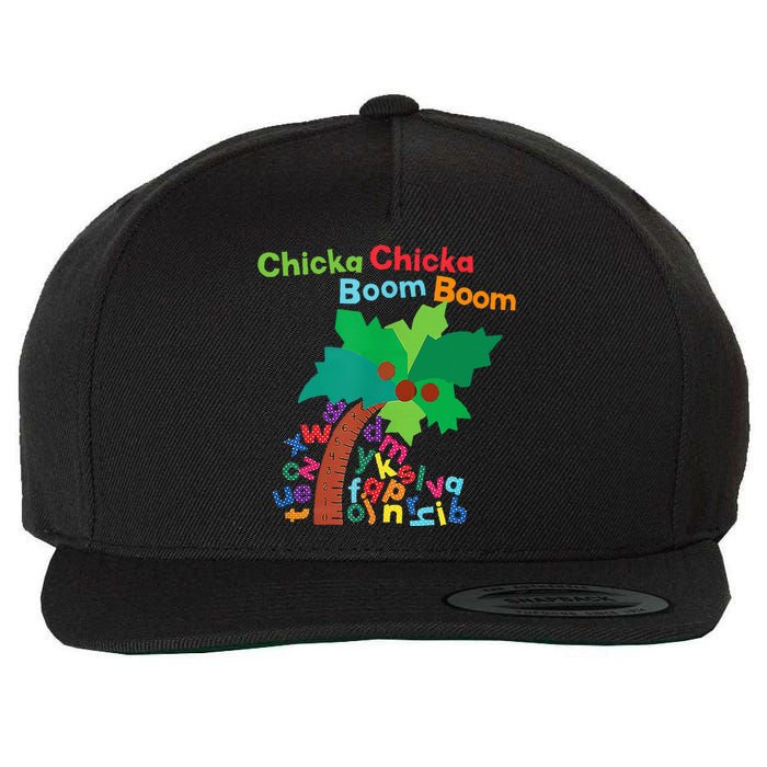 Chicka Boom Boom IM Glad To See You 1st Day Of School Wool Snapback Cap