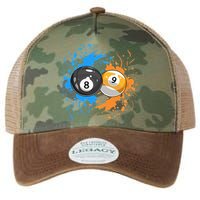 Cool Billiard Balls For 8 Ball And 9 Ball Player Legacy Tie Dye Trucker Hat