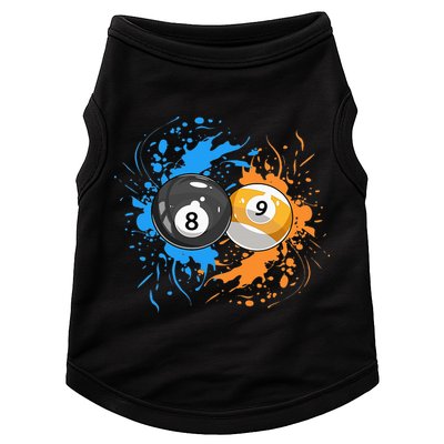 Cool Billiard Balls For 8 Ball And 9 Ball Player Doggie Tank