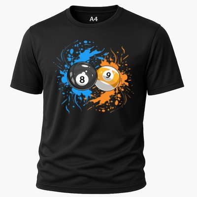 Cool Billiard Balls For 8 Ball And 9 Ball Player Performance Shirt