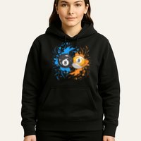 Cool Billiard Balls For 8 Ball And 9 Ball Player Hoodie
