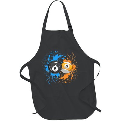 Cool Billiard Balls For 8 Ball And 9 Ball Player Apron