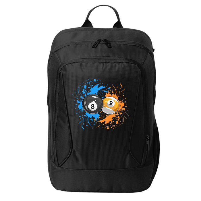 Cool Billiard Balls For 8 Ball And 9 Ball Player City Backpack