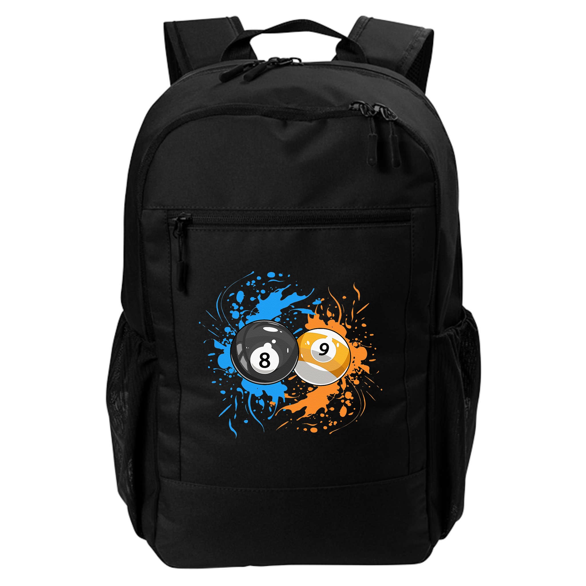 Cool Billiard Balls For 8 Ball And 9 Ball Player Backpack