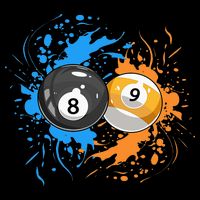 Cool Billiard Balls For 8 Ball And 9 Ball Player Button