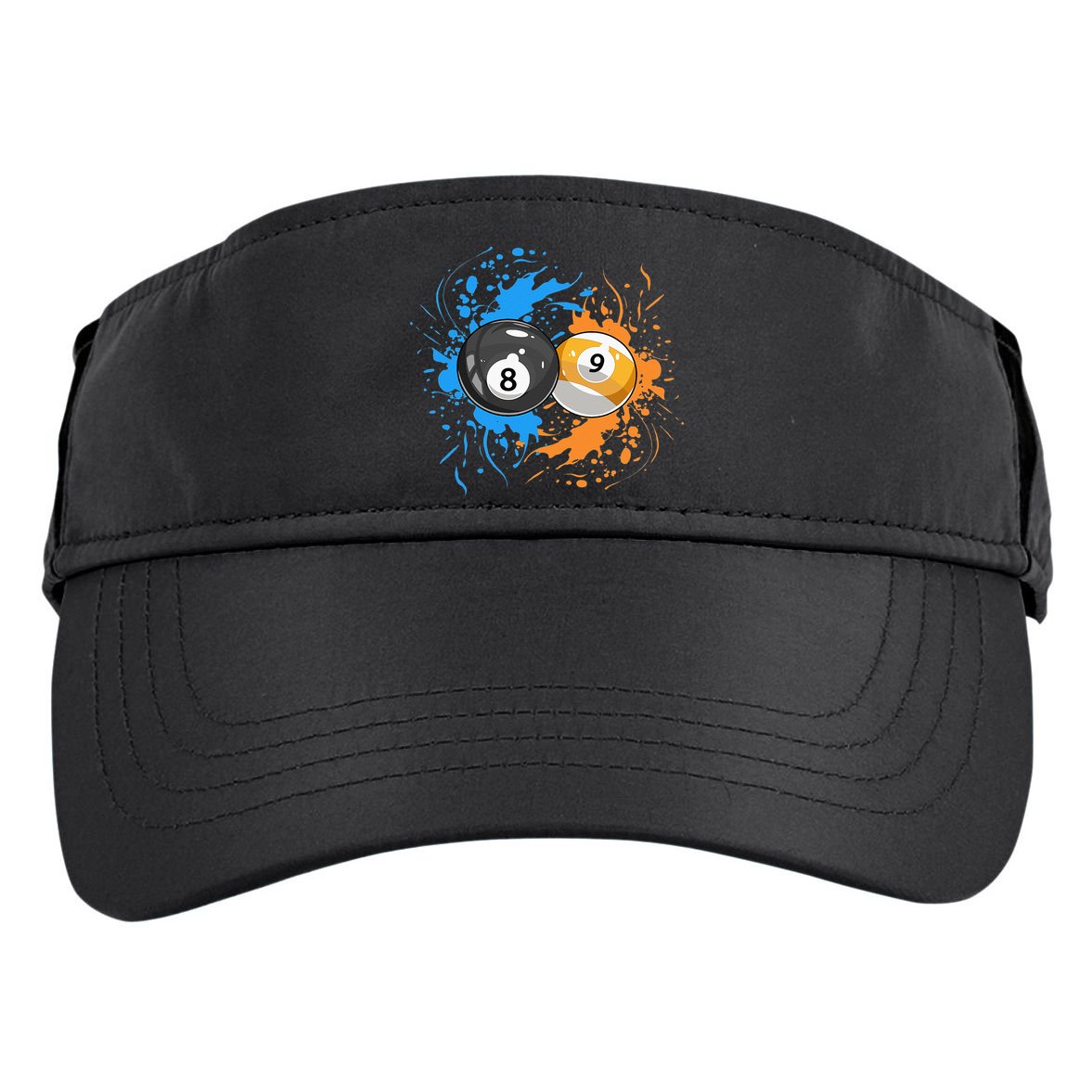 Cool Billiard Balls For 8 Ball And 9 Ball Player Adult Drive Performance Visor
