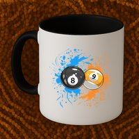 Cool Billiard Balls For 8 Ball And 9 Ball Player Mug