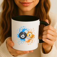 Cool Billiard Balls For 8 Ball And 9 Ball Player Mug