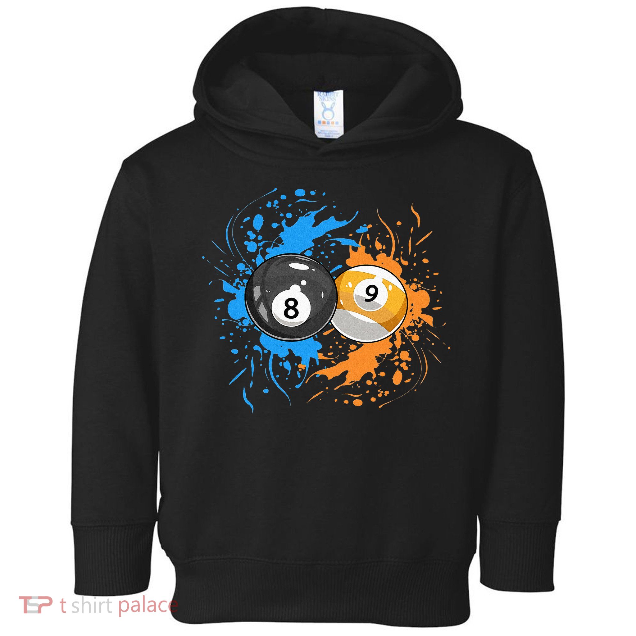 Cool Billiard Balls For 8 Ball And 9 Ball Player Toddler Hoodie