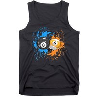 Cool Billiard Balls For 8 Ball And 9 Ball Player Tank Top