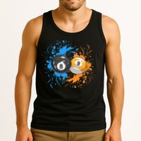 Cool Billiard Balls For 8 Ball And 9 Ball Player Tank Top