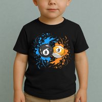 Cool Billiard Balls For 8 Ball And 9 Ball Player Toddler T-Shirt