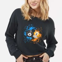 Cool Billiard Balls For 8 Ball And 9 Ball Player Cropped Pullover Crew