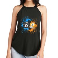 Cool Billiard Balls For 8 Ball And 9 Ball Player Women's Perfect Tri Rocker Tank