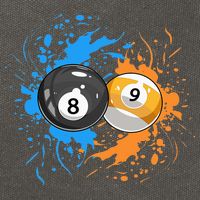 Cool Billiard Balls For 8 Ball And 9 Ball Player Cotton Canvas Backpack