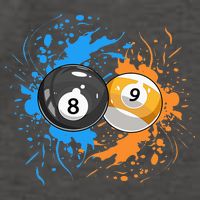 Cool Billiard Balls For 8 Ball And 9 Ball Player Vector Backpack