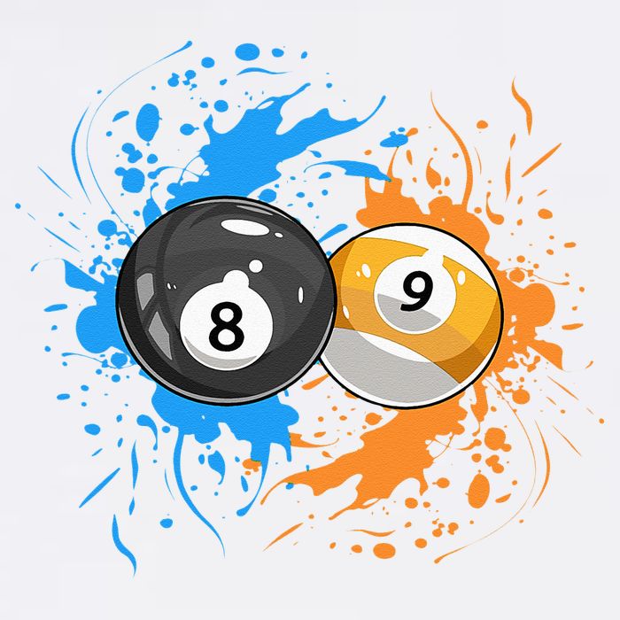 Cool Billiard Balls For 8 Ball And 9 Ball Player Garment-Dyed Sweatshirt