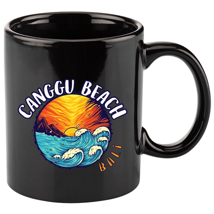 Canggu Beach Bali Paradise 11oz C Handle Ceramic Mug