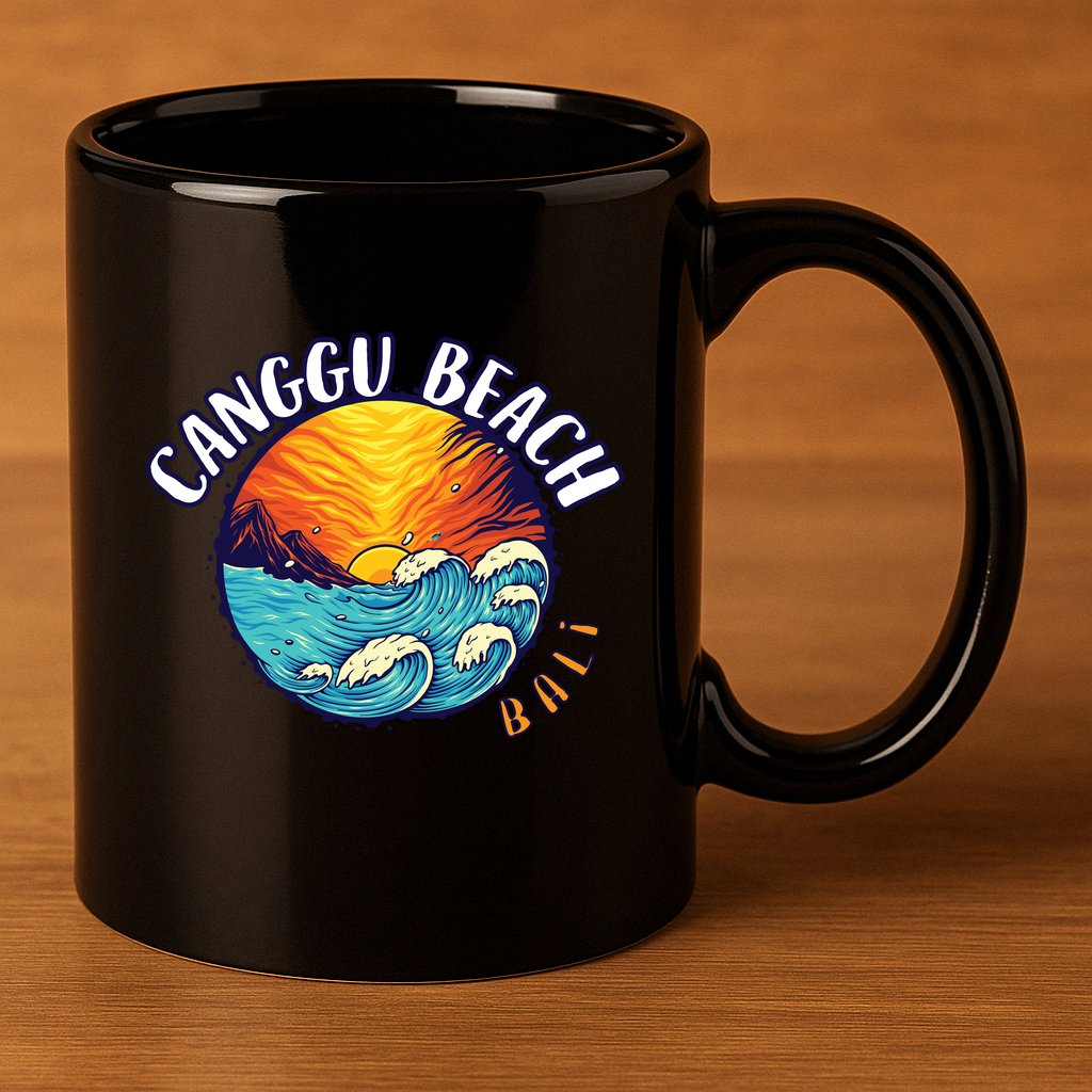 Canggu Beach Bali Paradise 11oz C Handle Ceramic Mug