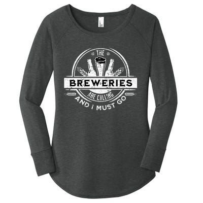 Craft Beer Breweries Are Calling And I Must Go Women's Perfect Tri Tunic Long Sleeve Shirt