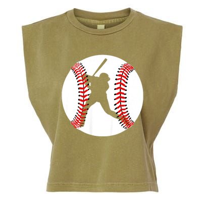 Cool Baseball Baseball Players And Fans Garment-Dyed Women's Muscle Tee