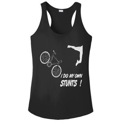 Cyclist Bike, Bicycle Crash Accident Humor Funny Bikes Ladies PosiCharge Competitor Racerback Tank