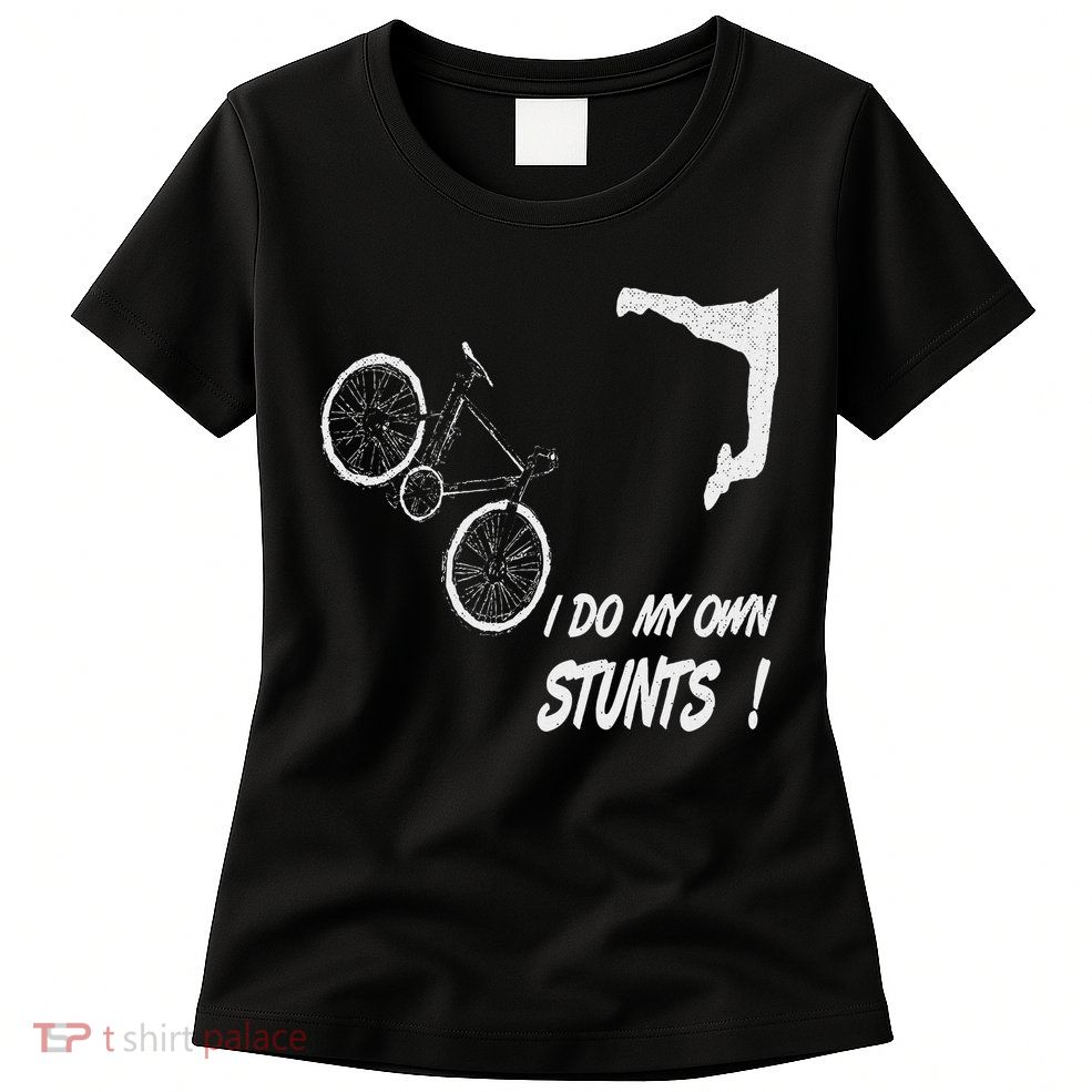 Cyclist Bike, Bicycle Crash Accident Humor Funny Bikes Womens T-Shirt