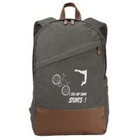 Cyclist Bike, Bicycle Crash Accident Humor Funny Bikes Cotton Canvas Backpack