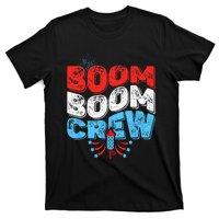 Cute Boom Boom Crew 4th of July Fireworks Family Matching T-Shirt