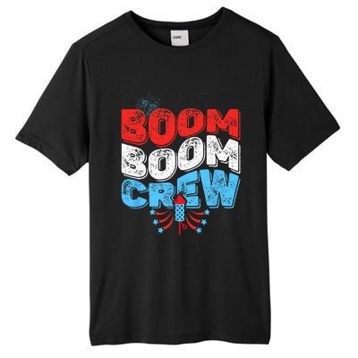 Cute Boom Boom Crew 4th of July Fireworks Family Matching Tall Fusion ChromaSoft Performance T-Shirt