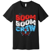 Cute Boom Boom Crew 4th of July Fireworks Family Matching Premium T-Shirt