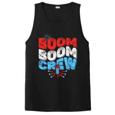 Cute Boom Boom Crew 4th of July Fireworks Family Matching PosiCharge Competitor Tank