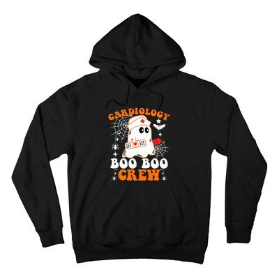 Cardiology Boo Boo Crew Funny Nurse Ghost Halloween Hoodie