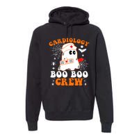 Cardiology Boo Boo Crew Funny Nurse Ghost Halloween Premium Hoodie