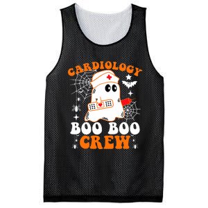 Cardiology Boo Boo Crew Funny Nurse Ghost Halloween Mesh Reversible Basketball Jersey Tank