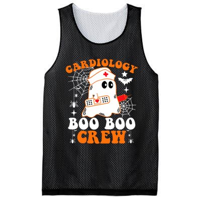 Cardiology Boo Boo Crew Funny Nurse Ghost Halloween Mesh Reversible Basketball Jersey Tank