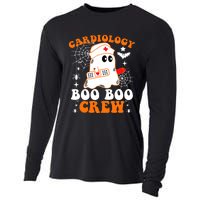 Cardiology Boo Boo Crew Funny Nurse Ghost Halloween Cooling Performance Long Sleeve Crew