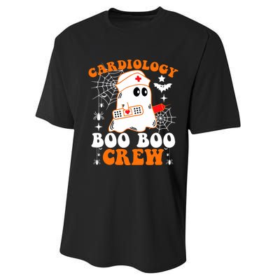 Cardiology Boo Boo Crew Funny Nurse Ghost Halloween Performance Sprint T-Shirt