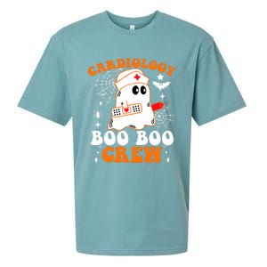 Cardiology Boo Boo Crew Funny Nurse Ghost Halloween Sueded Cloud Jersey T-Shirt